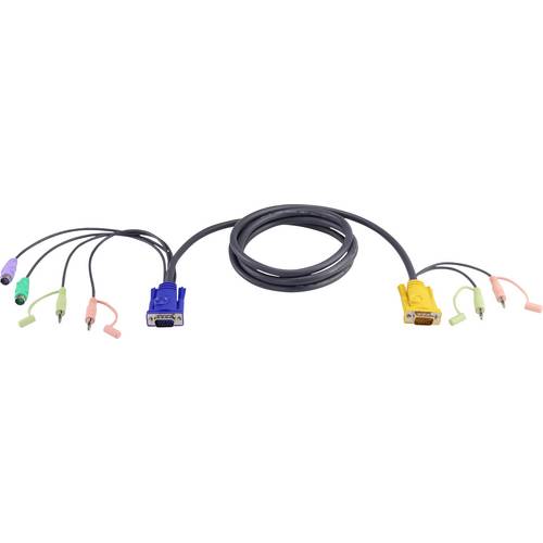 ATEN KVM Kabel [1x PS/2, PS/2, Klinkenstecker 3.5 mm, Klinkenstecker 3.5 mm, VGA - 1x VGA, Klinkenstecker 3.5 mm, Klinke...