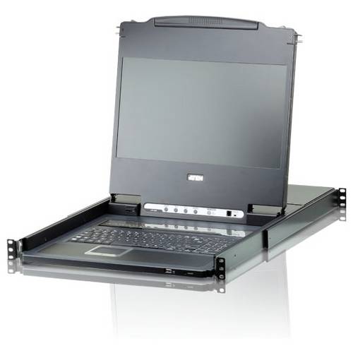 ATEN CL6708MW F KVM-Umschalter VGA Tastatur, USB, PS/2 1280 x 1024 Pixel