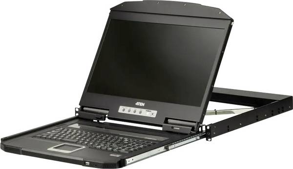 ATEN CL3100NX Konsole USB VGA, FR-Layout 19-/10-Geräteträger KVM