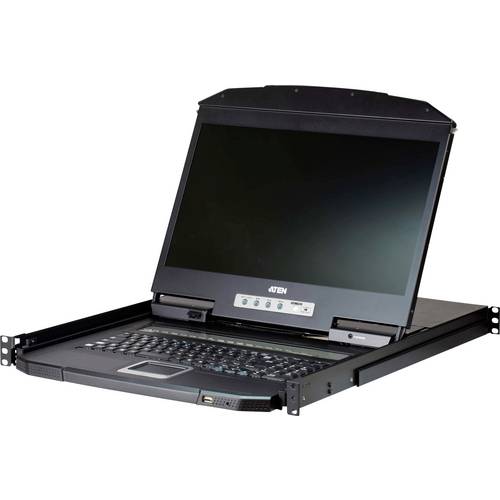 ATEN CL3108NX F KVM-Umschalter VGA Tastatur, USB, PS/2 1366 x 768 Pixel