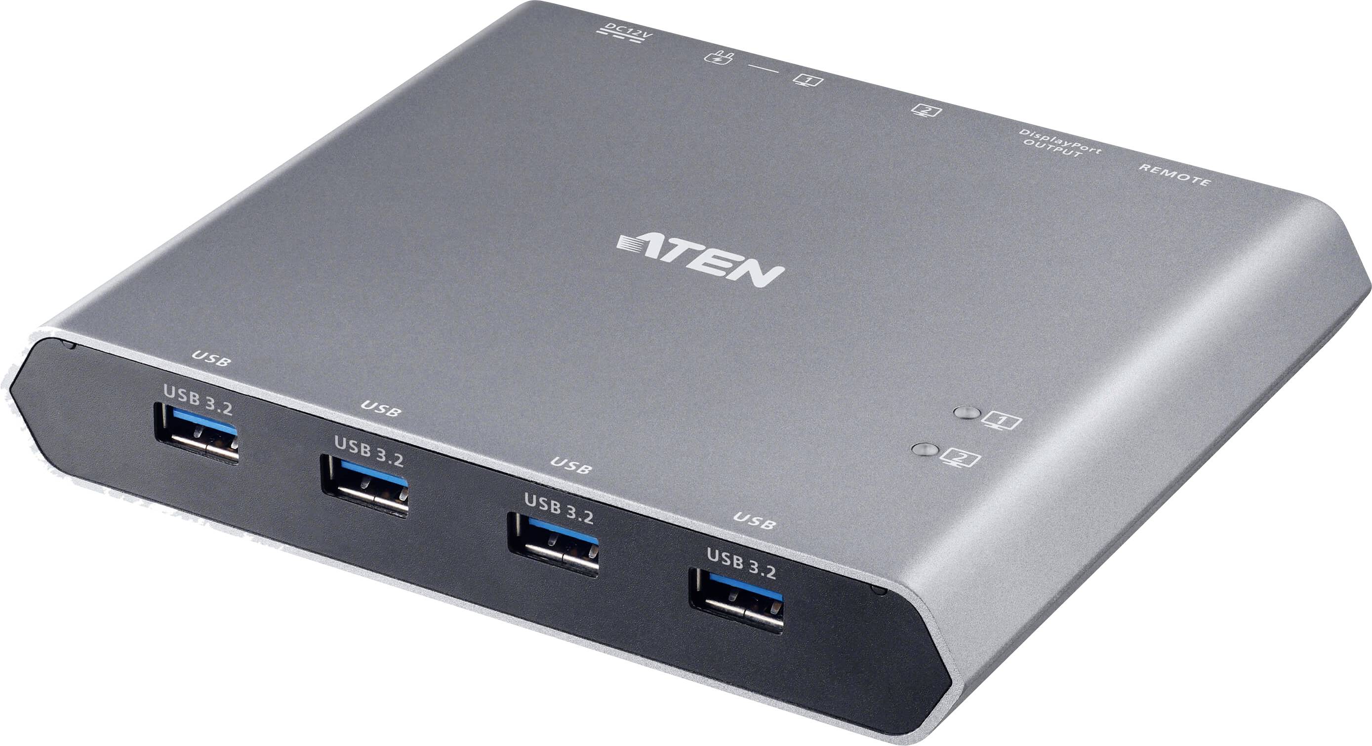 Thumbnail - ATEN US3311 KVM-Umschalter DisplayPort® Fernbedienung, USB 3840 x 2160 Pixel