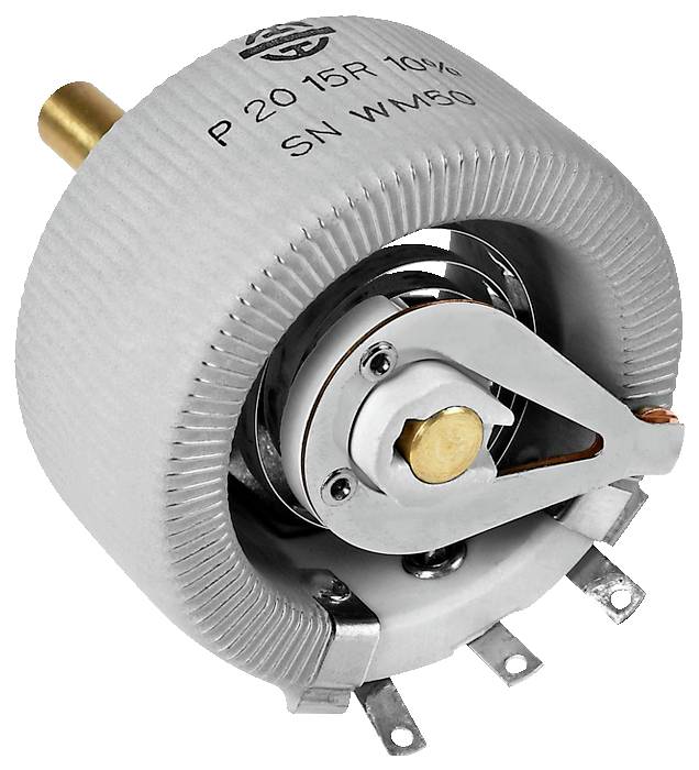 Vishay P20 50 10R 10% AEY Draht-Potentiometer 30 W 10 Ω 1 St.