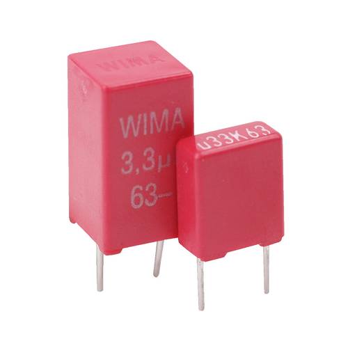 Wima 1 St. MKT-Folienkondensator radial bedrahtet 100 V/DC, 63 V/AC 10 % (L x B x H) 7.2 x 2.5 x 6.5 mm