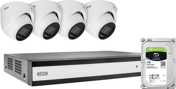 ABUS ABUS TVVR33843D 8-Kanal Hybrid Analog Komplettset TVVR33843D Kabelgebunden IP-Überwachungs-Set   2960 x 1665 Pixel