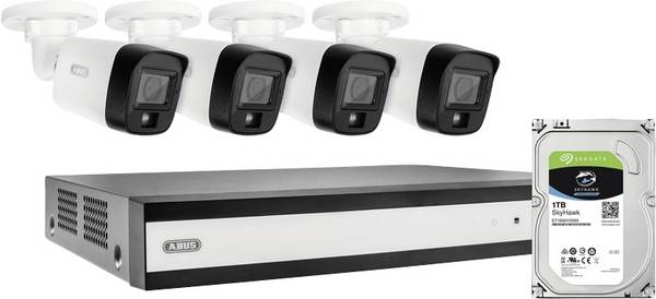 ABUS ABUS TVVR33843T 8-Kanal Hybrid Analog Komplettset TVVR33843T Kabelgebunden IP-Überwachungs-Set   2960 x 1665 Pixel