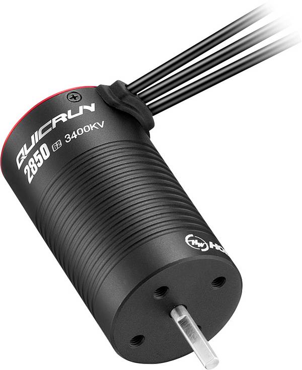 Hobbywing QuicRun 2850SL G2 3400kV Automodell Brushless Elektromotor kV (U/min pro Volt): 3400