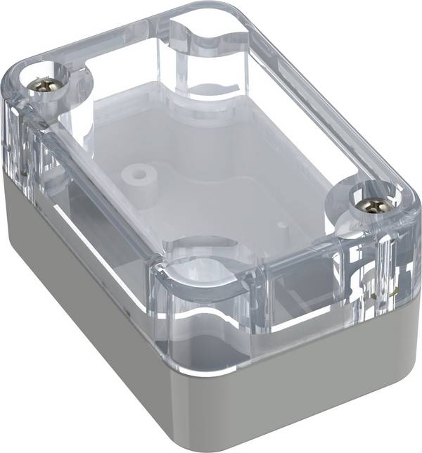 TRU COMPONENTS 6U07060403437 TC-13865036 Industrie-Gehäuse 60 x 40 x 30 ABS-PC Lichtgrau 1 St.