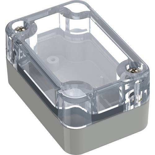 TRU COMPONENTS 6U07060403139 TC-13865044 Industrie-Gehäuse 60 x 40 x 30 Polycarbonat Transparent, Lichtgrau 1 St.