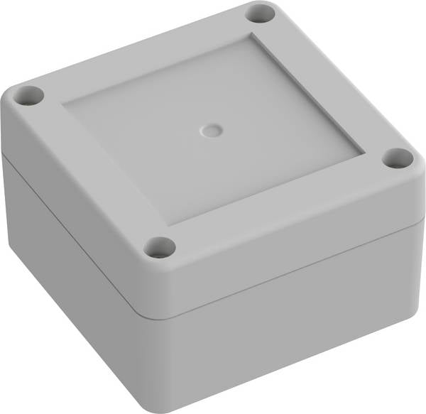 TRU COMPONENTS 6U07080804119 TC-13865056 Industrie-Gehäuse 75 x 75 x 45 Polycarbonat Lichtgrau 1 St.