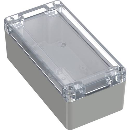 TRU COMPONENTS 6U07160806139 TC-13865140 Industrie-Gehäuse 160 x 80 x 60 Polycarbonat Lichtgrau, Transparent 1 St.