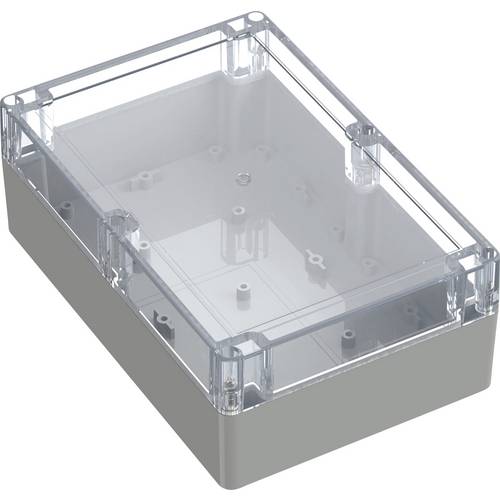 TRU COMPONENTS 6U07211408437 TC-13865164 Industrie-Gehäuse 209.7 x 139.8 x 75 ABS, Polycarbonat Lichtgrau, Transparent 1...