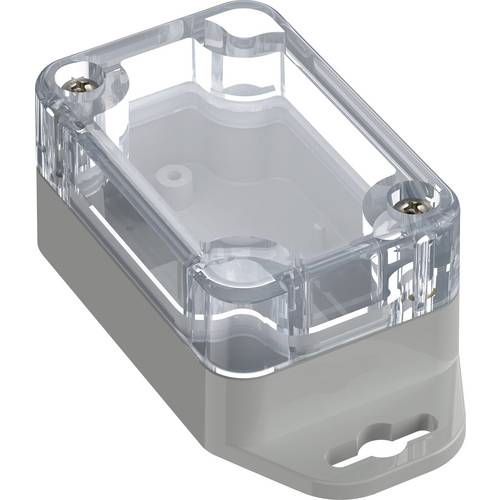 TRU COMPONENTS 6U07060403737 TC-13865204 Industrie-Gehäuse 87.8 x 40 x 30 ABS-PC Lichtgrau, Transparent 1 St.