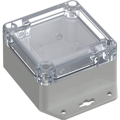 TRU COMPONENTS 6U07080805639 TC-13865228 Industrie-Gehäuse 106.5 x 76.5 x 45 Polycarbonat Lichtgrau 1 St.