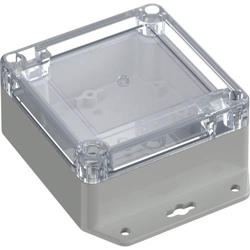 TRU COMPONENTS 6U07090905639 TC-13865244 Industrie-Gehäuse 121.5 x 91.5 x 45 Polycarbonat Lichtgrau, Transparent 1 St.