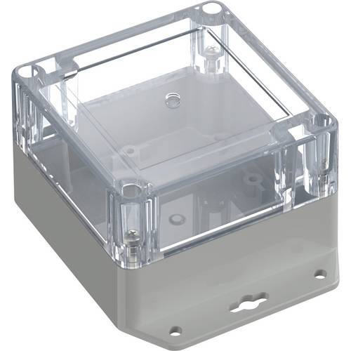 TRU COMPONENTS 6U07090906737 TC-13865252 Industrie-Gehäuse 121.5 x 91.5 x 60 ABS-PC Lichtgrau, Transparent 1 St.