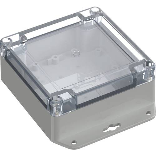 TRU COMPONENTS 6U07111105639 TC-13865276 Industrie-Gehäuse 136.5 x 106.5 x 45 Polycarbonat Lichtgrau 1 St.