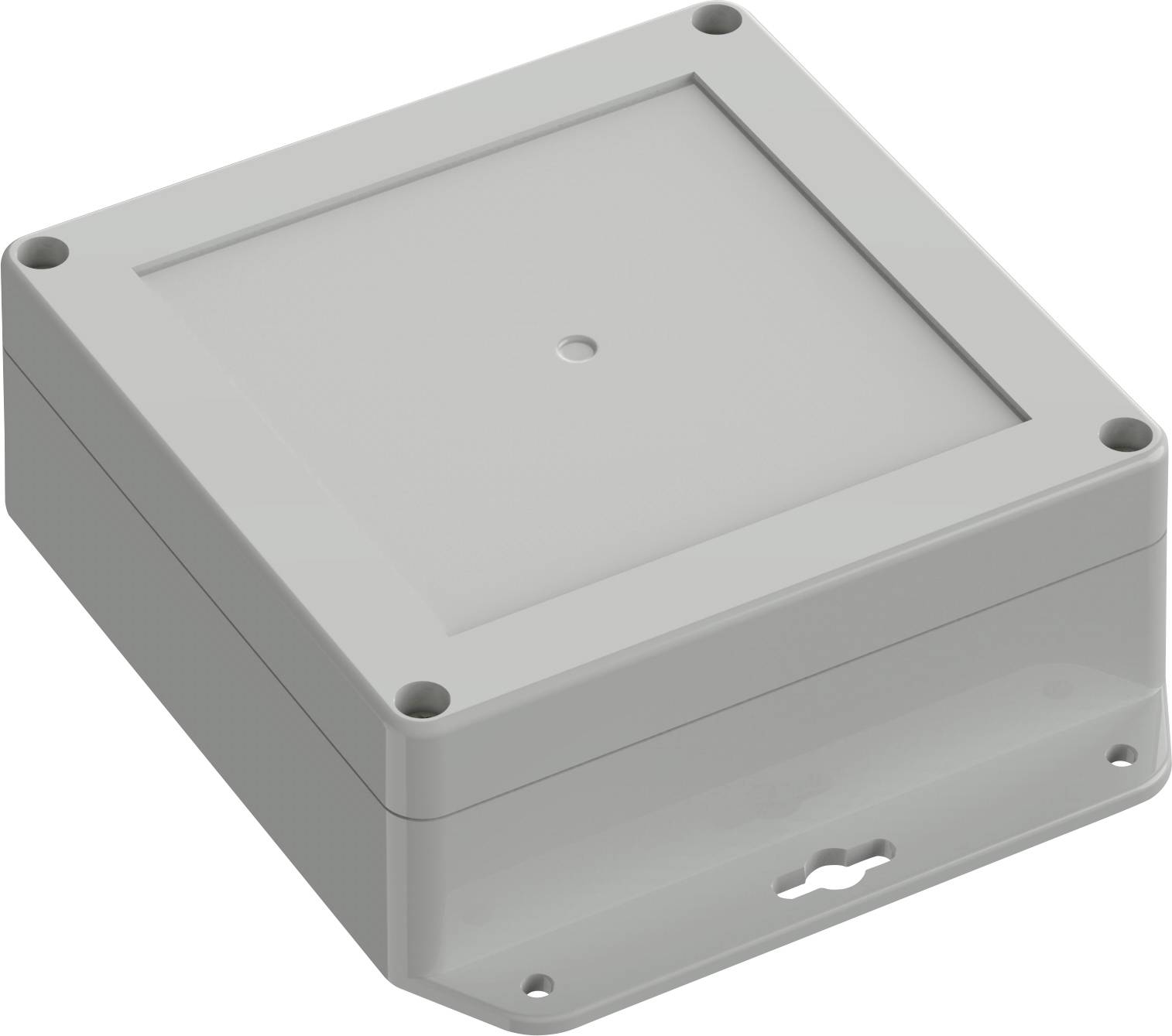 TRU COMPONENTS 6U07121205619 TC-13865304 Industrie-Gehäuse 151.4 x 121.4 x 45 Polycarbonat Lichtgrau 1 St.