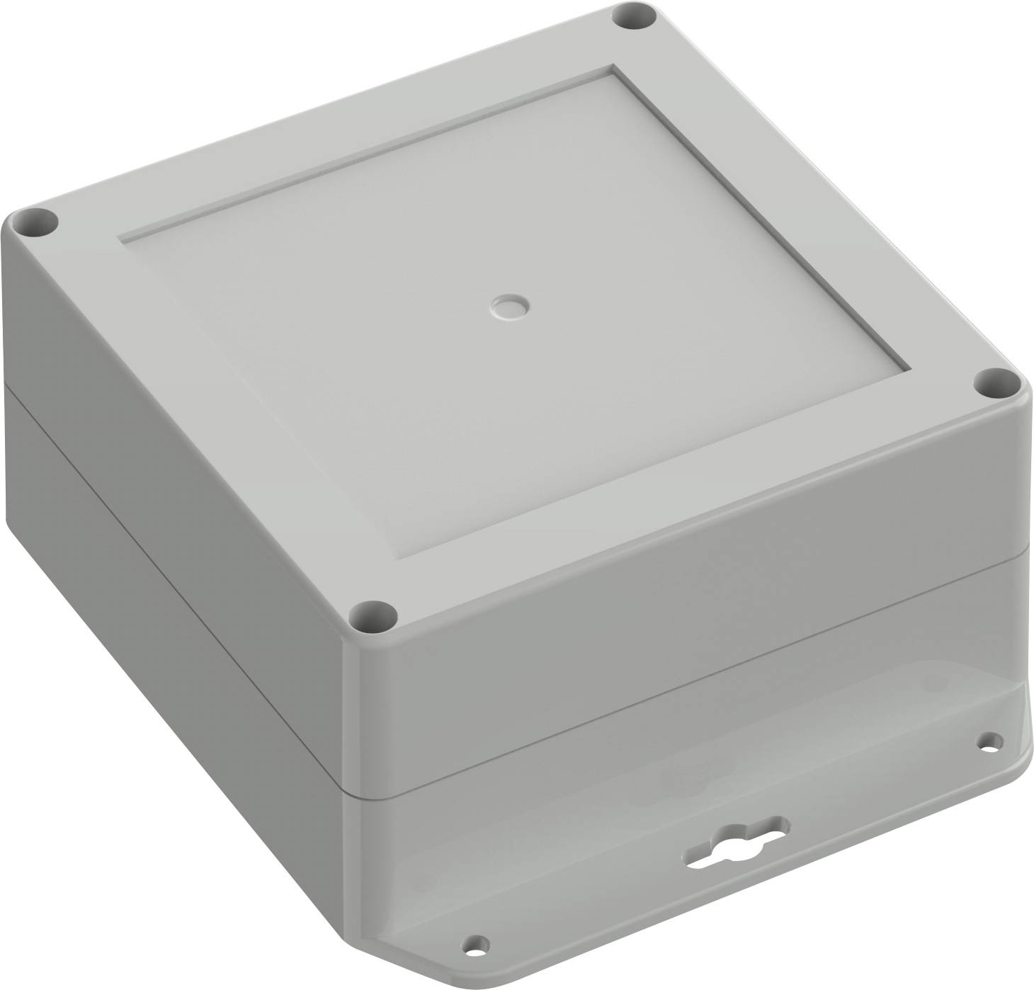 TRU COMPONENTS 6U07121206517 TC-13865312 Industrie-Gehäuse 151.4 x 121.4 x 60 ABS Lichtgrau 1 St.