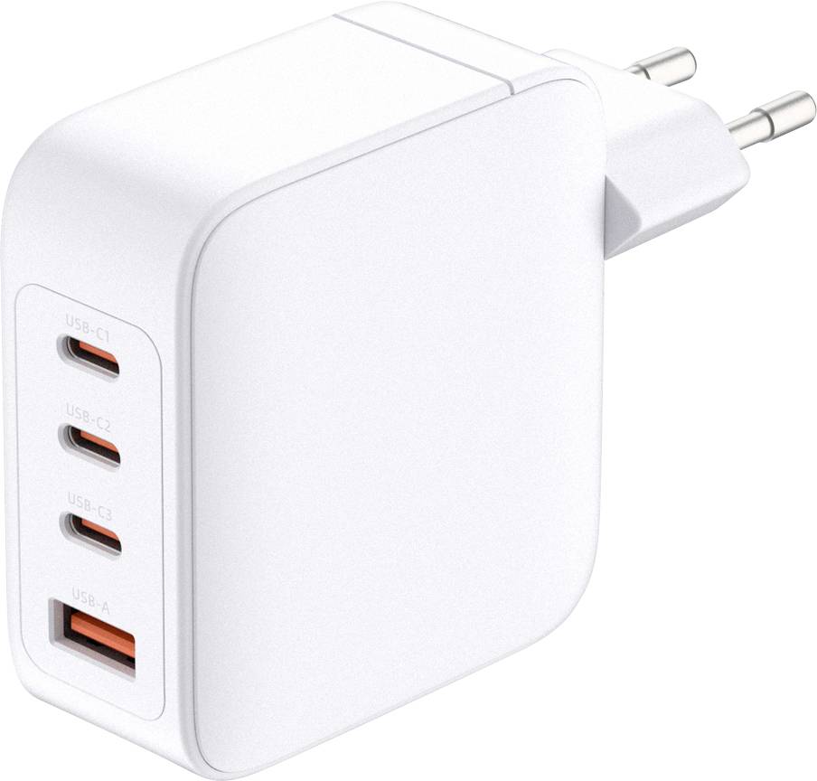 D-Link DCP-101/E USB Ladegerät 100 W USB-A Buchse, USB-C® Buchse (Power Delivery) USB PD 3.0, Quick Charge 4.0 Weiß Stec...