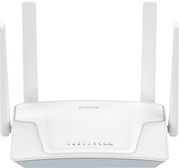 D-Link G416C/E WLAN-Router mit LTE Integriertes Modem: LTE 2.4 GHz, 5 GHz 1500 MBit/s
