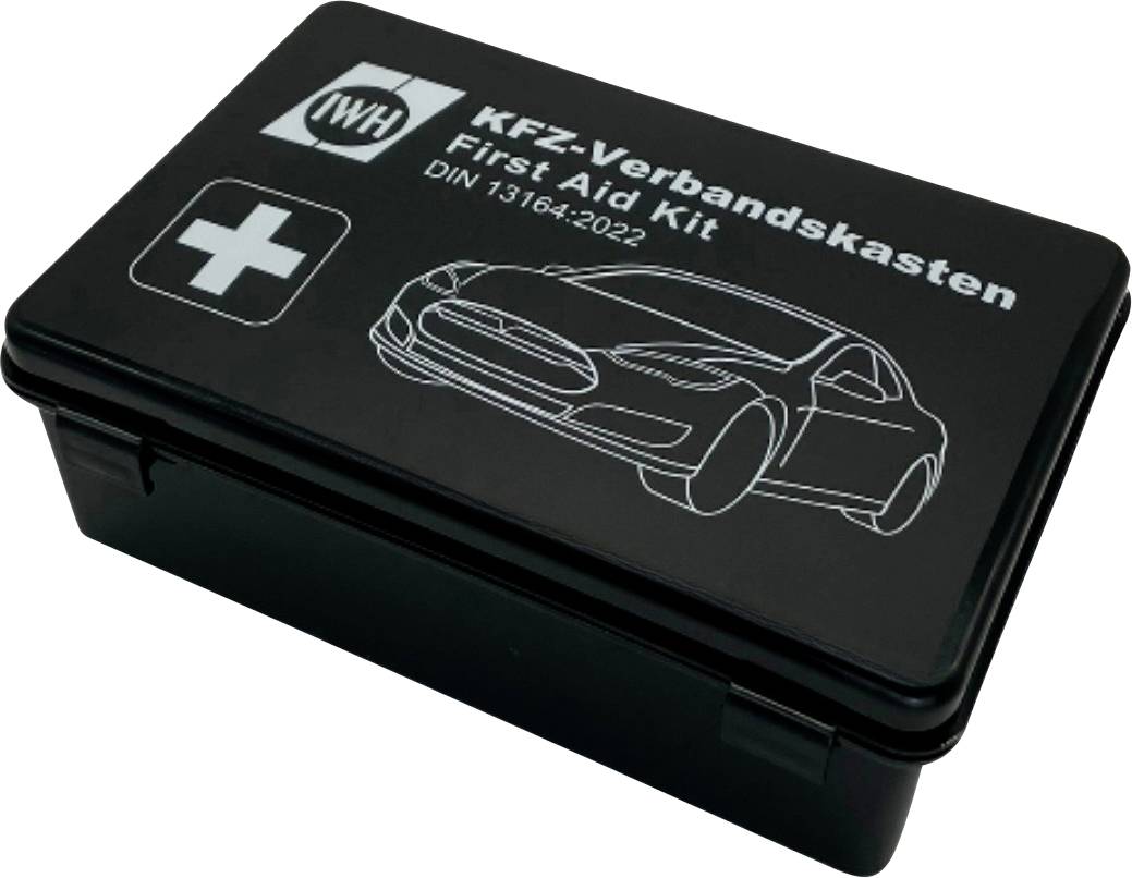 IWH 023514 KFZ-Verbandkasten Kompakt DIN 13164:2022 Verbandkasten DIN 13164, DIN 13164 02-2022 1 St.