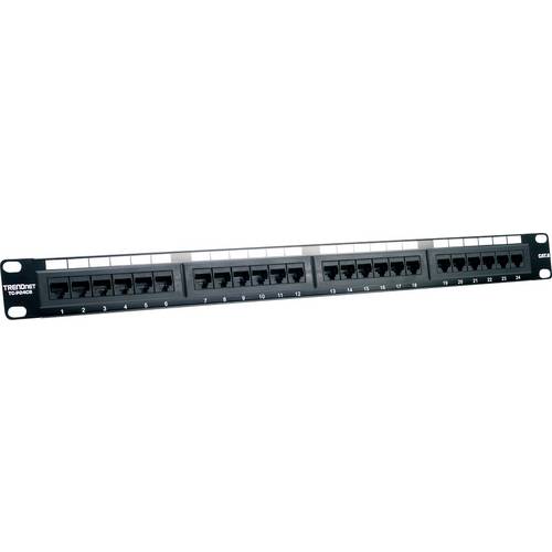 TrendNet TC-P24C6 Patch-Panel CAT 6 Schwarz