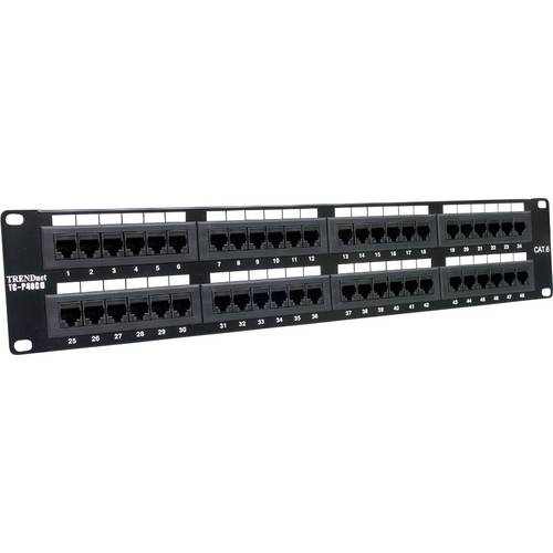 TrendNet TC-P48C6 Patch-Panel CAT 6 Schwarz