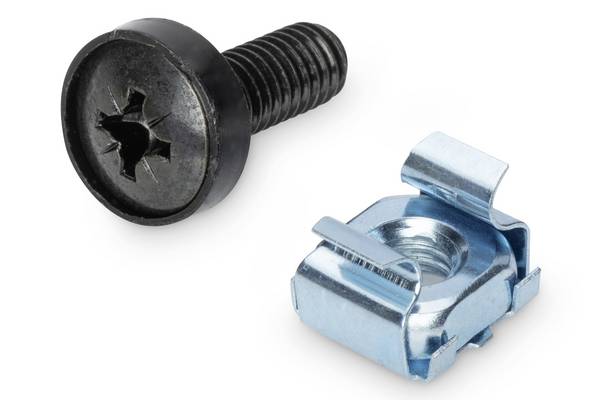 Digitus DN-19 SET 19 Zoll  Netzwerkschrank-Befestigungsmaterial    variable Befestigungsschienen  Schwarz