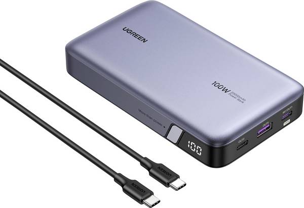 UGREEN 25188 Powerbank 20000 mAh Li-Ion USB-C®, USB Grau