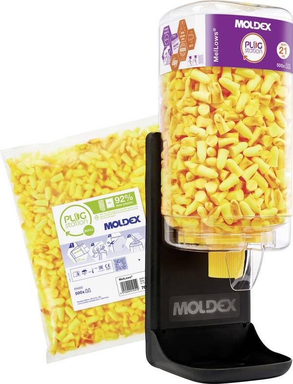 Moldex 769512 Mellows Starter PlugStation Gehörschutzstöpsel Spender 21 dB einweg    1 St.