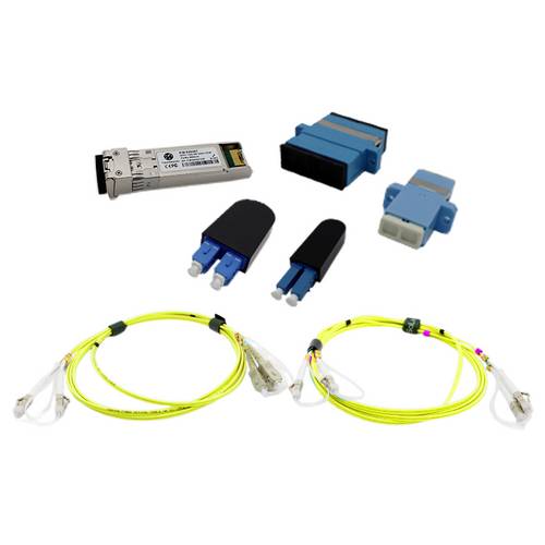 Thumbnail - Trend Networks R166028 10G SM 1310 Fibre-Loopback-Kit Adapter-Set 1 St.