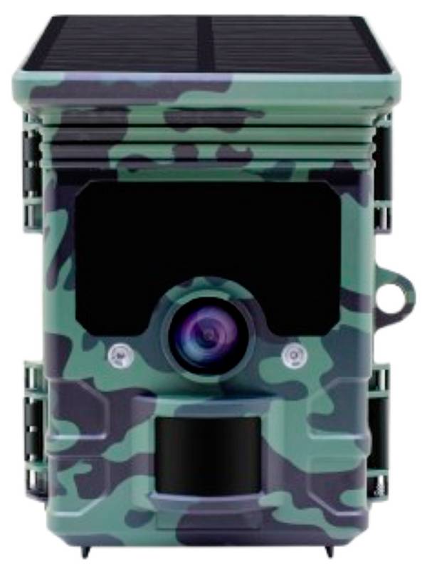Camouflage EZ-Solar Wildkamera 8 Megapixel inkl. Solarladegerät mit Li-Ion-Akku, WLAN Camouflage