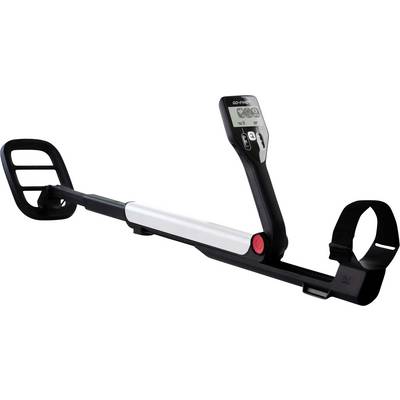 Metalldetektor mit LCD-Bildschirm und ergonomischem Griff, entwickelt zum Auffinden von Metallobjekten unter der Erde.