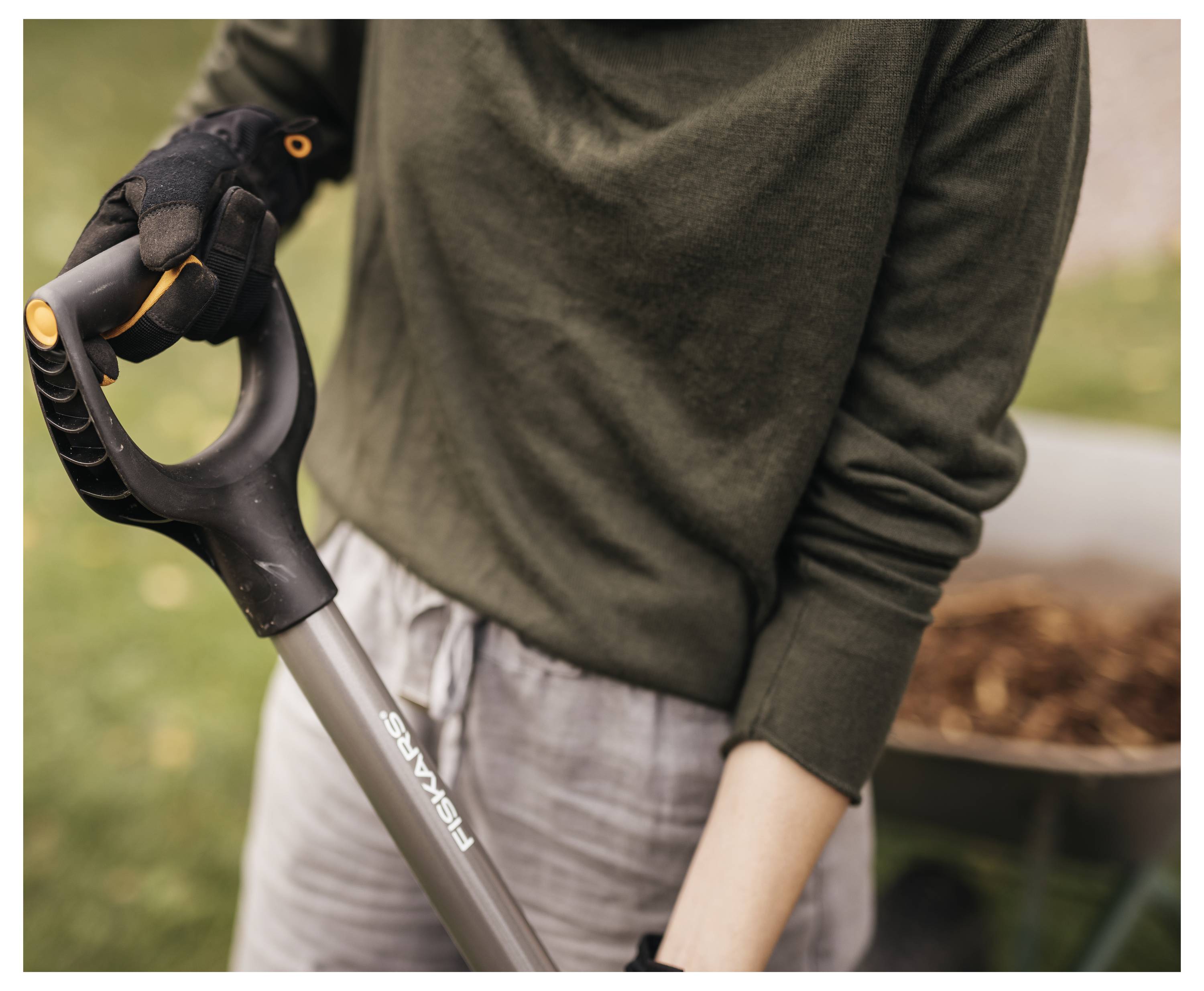 Fiskars 1066712 Schaufel Arbeitsbreite 23 cm-2