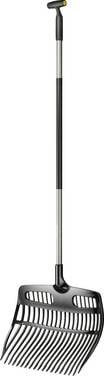 Fiskars 1077116 Schaufel, Rechen Arbeitsbreite 48 cm