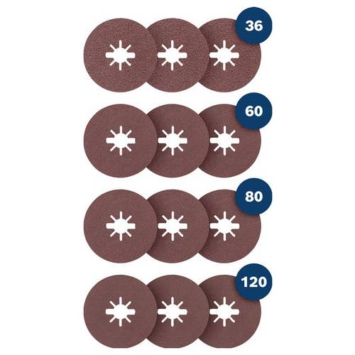 Bosch Accessories 2607012053 Fiberscheibe Durchmesser 125 mm 1 Set