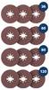 Bosch Accessories 2607012053 Fiberscheibe Durchmesser 125 mm Körnung (num)=36, 60, 80, 120 1 Set
