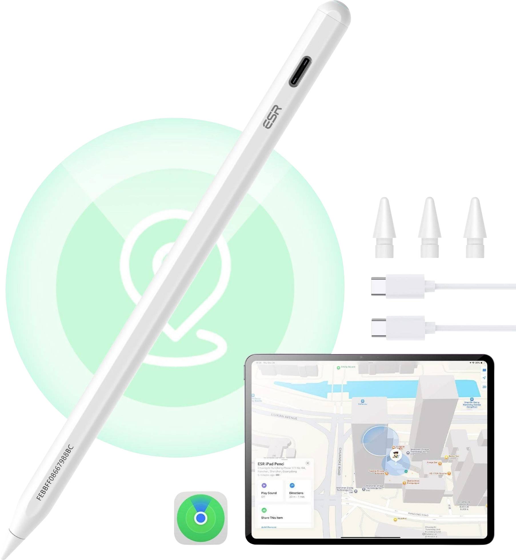 ESR Digitaler Stift Weiß