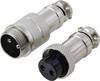 TRU COMPONENTS TC-13895596 Rundsteckverbinder Stecker, Buchsenkontakt Gesamtpolzahl: 2 Serie (Rundsteckverbinder): GX16 1 Set
