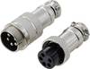 TRU COMPONENTS TC-13895608 Rundsteckverbinder Stecker, Buchsenkontakt Gesamtpolzahl: 5 Serie (Rundsteckverbinder): GX16 1 Set