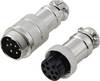 TRU COMPONENTS TC-13895624 Rundsteckverbinder Stecker, Buchsenkontakt Gesamtpolzahl: 9 Serie (Rundsteckverbinder): GX16 1 Set
