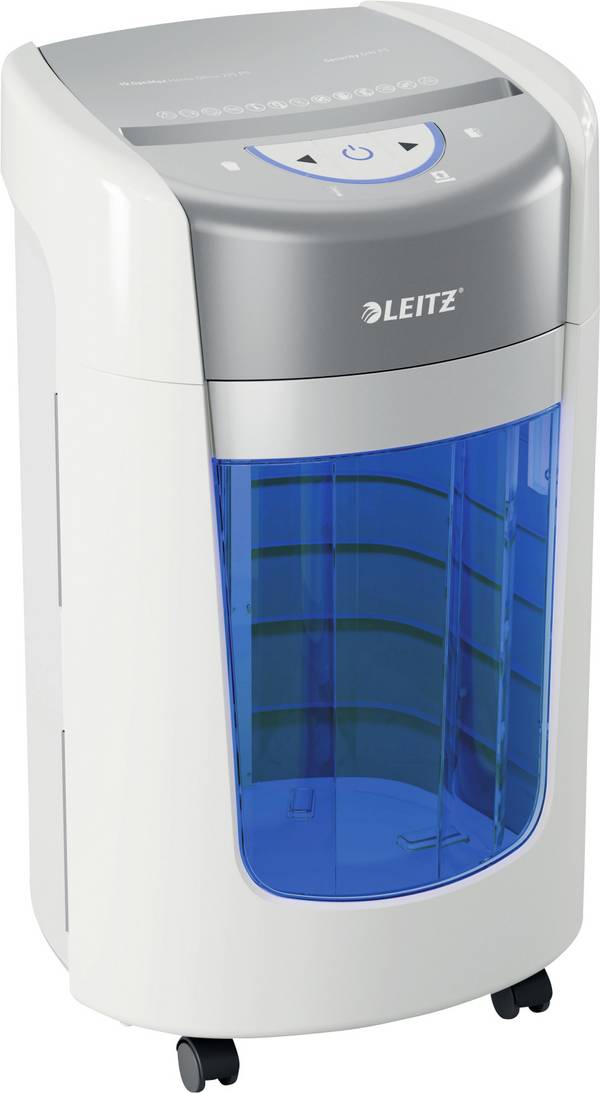Leitz IQ OptiMax HomeOffice Aktenvernichter 6 Blatt Mikroschnitt, Partikelschnitt  P-5 15 l