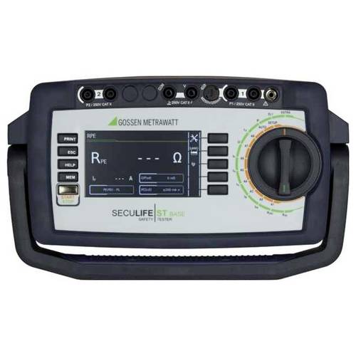 Gossen Metrawatt SECULIFE ST BASE VDE-Prüfgerät kalibriert (DAkkS-akkreditiertes Labor) VDE-Norm 0751, 0701-0702, 0544