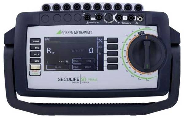 Gossen Metrawatt SECULIFE ST PRIME Gerätetester kalibriert (DAkkS-akkreditiertes Labor) VDE-Norm 0751, 0701-0702, 0544