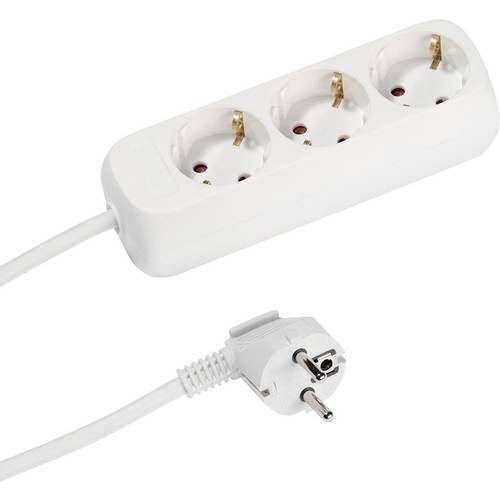 Vivanco VVELSTR3USCHW Steckdosenleiste Weiß 1 St.