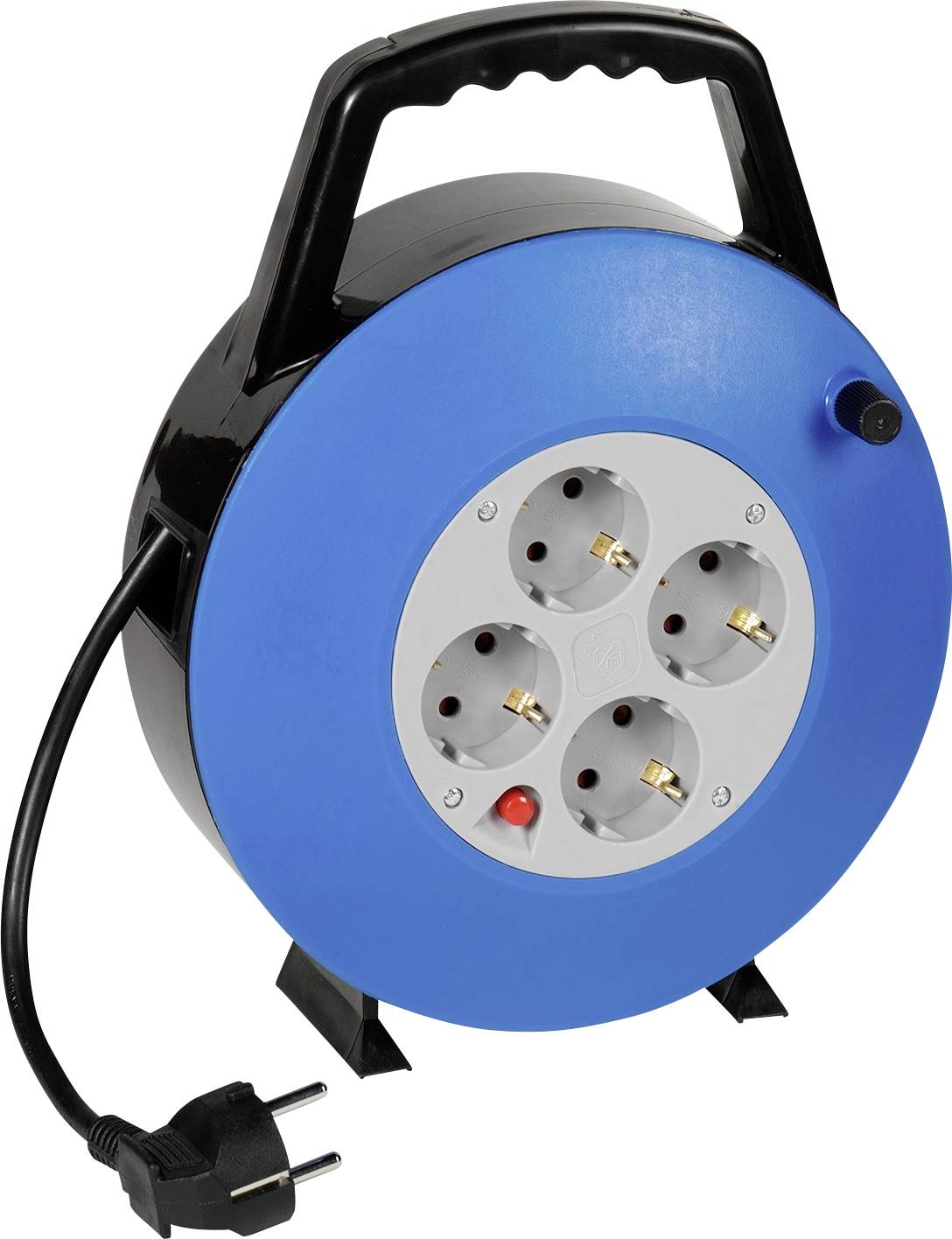 Vivanco VVELBOB10MT Kabeltrommel 10 m Schwarz