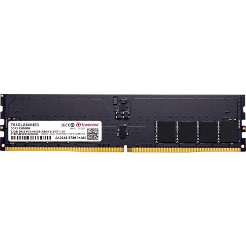 Transcend PC-Arbeitsspeicher Modul DDR5 GB 6400 MHz 288pin DIMM CL52 TS4GLA64V4E3