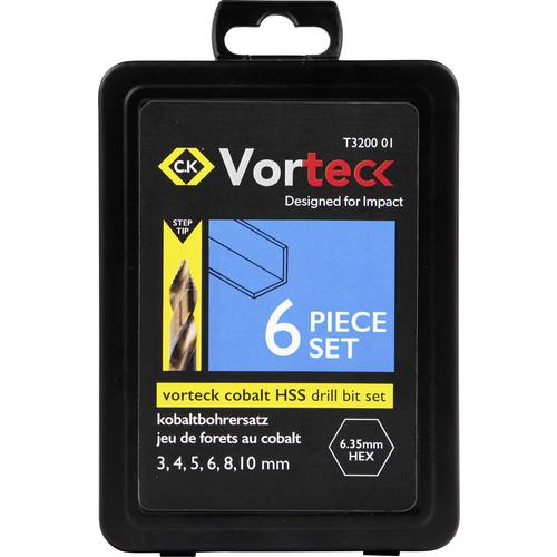 C.K T3200 01 Mehrzweckbohrer-Set 3 mm, 4 mm, 5 mm, 6 mm, 8 mm, 10 mm 1 St.