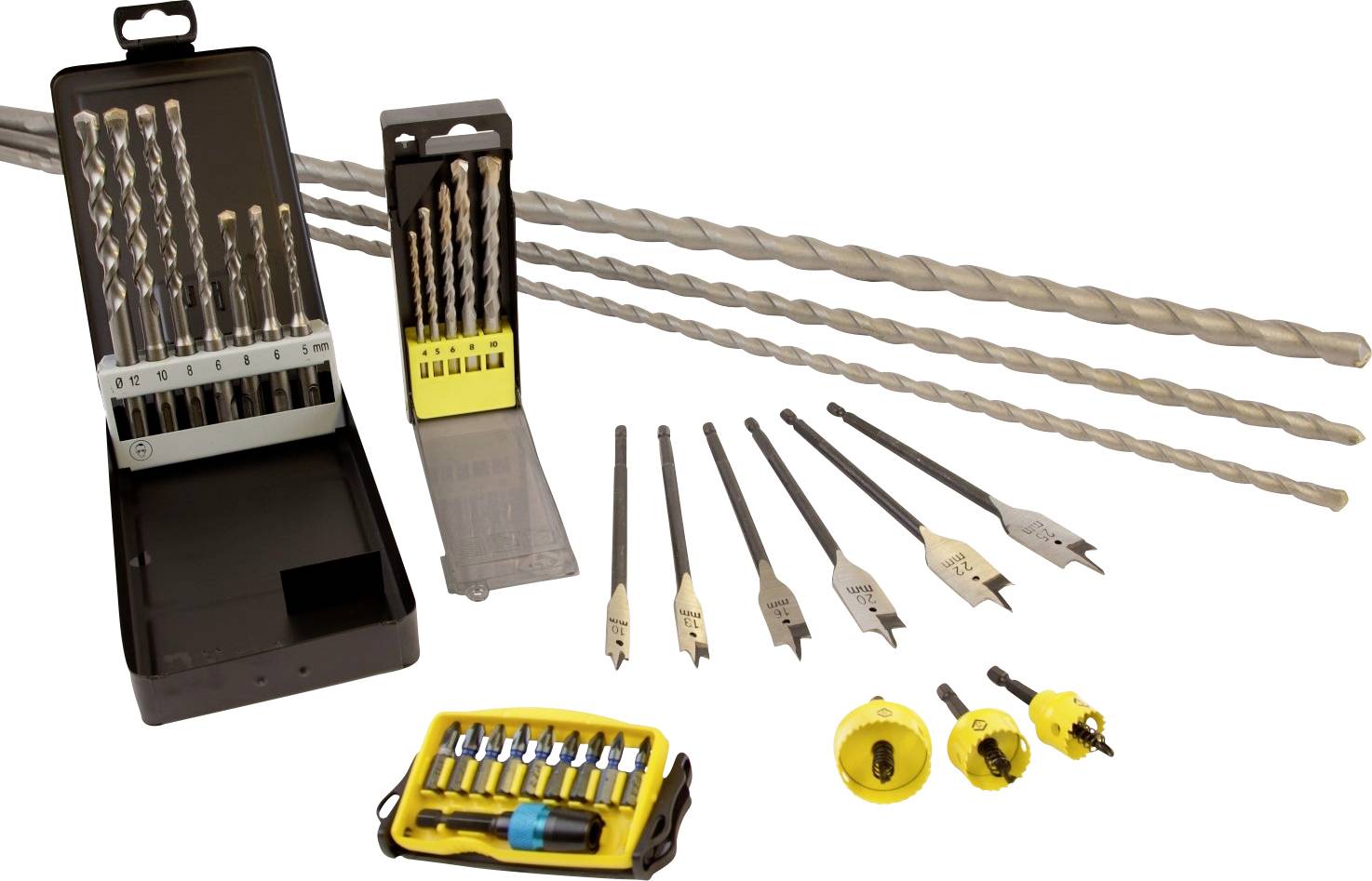 C.K T5985 Bohrer-Set 6 mm, 8 mm, 10 mm, 12 mm, 13 mm, 16 mm, 20 mm, 22 mm, 24 mm, 25 mm SDS-Plus 1 St.