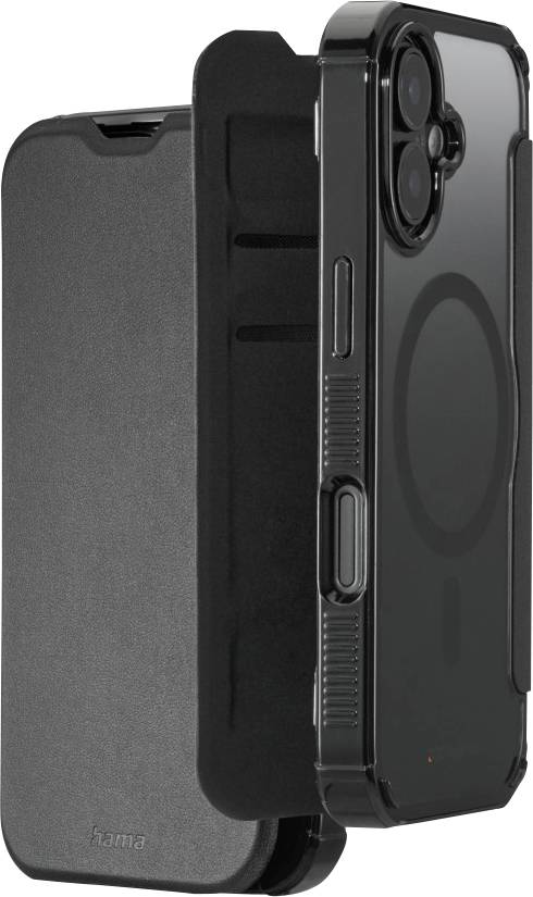 hama 00232380 Handytasche Extreme Protect für Apple iPhone 17, magnetisch, Schwarz